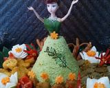 Foto langkah ke 12 dari resep 🌳🌳Tumpeng Mini Ijo.