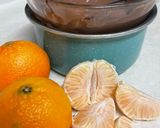 A picture of step 1 of Chocolate dipped Mandarin Oranges🍊.