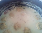 A picture of step 14 of Kadhi Gole-maharashtrian style kadhi gatta.