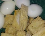 Foto langkah ke 1 dari resep Telur Tahu Bumbu Petis.