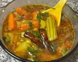 A picture of step 6 of Kerala Sambar.