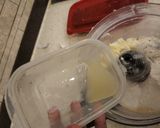 A picture of step 3 of Triple Berry Cheesecake.
