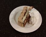 A picture of step 19 of Orange Milk Chocolate and White Chocolate Mousse Torte.