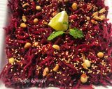 A picture of step 6 of Beetroot Peanut Salad.