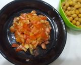 A picture of step 1 of Chickpea soup.