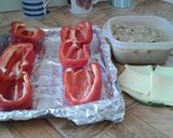 Foto del paso 1 de la receta: Pimentones asados rellenos.... aprovechando las sobritas