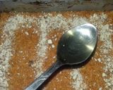 A picture of step 6 of Kunafa sweet.