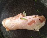 Foto del paso 3 de la receta: Pollo relleno de espinacas, panela y jamón