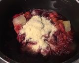 Une image de l'étape 3 de Compote de pêches de vigne au concentré de fruits et amandes.