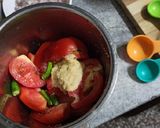 A picture of step 3 of Rajma Masala.