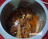 A picture of step 2 of Hyderabadi Mutton Fry.