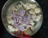 फूल गोभी की सब्जी रेसिपी चरण 1 फोटो