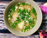 Hình bước làm 4 của món Canh Khoai Từ Nấu Ruốt