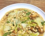 Foto langkah ke 7 dari resep Healthy Sapo Tahu Simple Vegetarian.