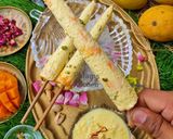 शाही केसर रबड़ी कुल्फ़ी (shahi kesar rabri kulfi recipe in Hindi) रेसिपी चरण 4 फोटो