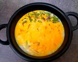 A picture of step 7 of Kesari rice kheer.