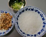 รูปขั้นตอนการทำที่ 2 ของ ข้าวผัดปูคีโต (ใช้ข้าวบุก)