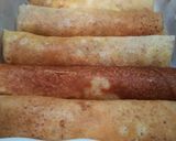 Foto del passaggio 3 della ricetta Crespelle integrali in forno ripieni con il prosciutto cotto e stracciatella