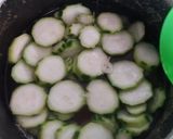 Foto langkah ke 3 dari resep Bening Kelor Gambas.