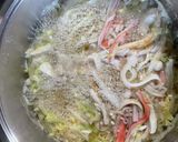 A picture of step 6 of Noodles with Ginger and Napa Cabbage in Thickened Broth (Great with Udon or Somen).