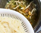 A picture of step 9 of Noodles with Ginger and Napa Cabbage in Thickened Broth (Great with Udon or Somen).