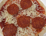A picture of step 1 of Pizza Lunchable.