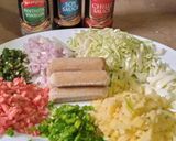 A picture of step 1 of Spring rolls.