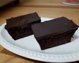 รูปขั้นตอนการทำที่ 4 ของ Chocolate mirror glaze cake keto