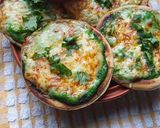 A picture of step 7 of Bhakri Chutney Pizza.