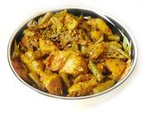 A picture of step 4 of Potato beans  stir fried (Bodi).