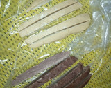 A picture of step 2 of Checkerboad cookies.