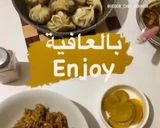 صورة لخطوة 6 من وصفة وصفة الدامبلينغ او المنتس او الزلابية سهلة و سريعة