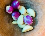 Hình bước làm 2 của món Vào bếp cùng con: gỏi đu đủ Thái không tôm, không cay