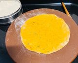 A picture of step 3 of Thepla.