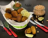 A picture of step 8 of Baked Falafel.
