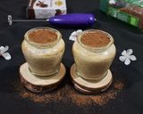A picture of step 7 of Tiramisu Chia Pudding with Dalgona.