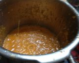 A picture of step 3 of Jimikand matar masala.