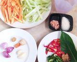 Foto langkah ke 1 dari resep Tumis Labu Siam Wortel Bumbu Kuning.