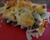 Foto del paso 5 de la receta: Lasaña de espinaca, pollo y papa