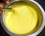 A picture of step 2 of Gujarati Khatta Dhokla.