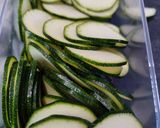 Une image de l'étape 3 de Tian de Courgettes ricotta/menthe/parmesan.