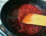 A picture of step 1 of Strawberry Panna Cota.