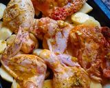 Foto del paso 2 de la receta: Pollo al horno con papas