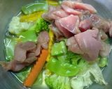 รูปขั้นตอนการทำที่ 3 ของ ราดหน้าหมูหมัก เส้นบุก คลีน