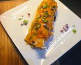 A picture of step 5 of Veggie Bean Enchiladas:.