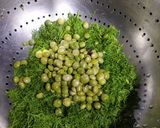 A picture of step 3 of Shepu kadhi.