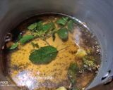 A picture of step 3 of Tulsi Ginger Green Chai.