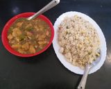 A picture of step 2 of Fried rice.
