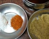 A picture of step 3 of Bottle gourd & Ridge gourd pickle.