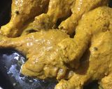 A picture of step 6 of Chicken Tangdi Masala.